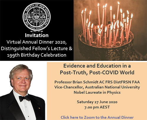 2020 Annual Dinner, Distinguished Speak Lecture and 199th Anniversary