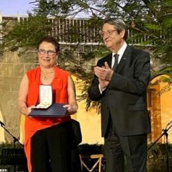 Professor Maria Kavallaris and Mr Nicos Anastasiades