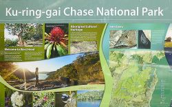 Kuring-gai Chase National Park sign