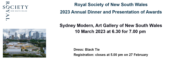 RSNSW Annual Dinner and Awards Presentation 2023