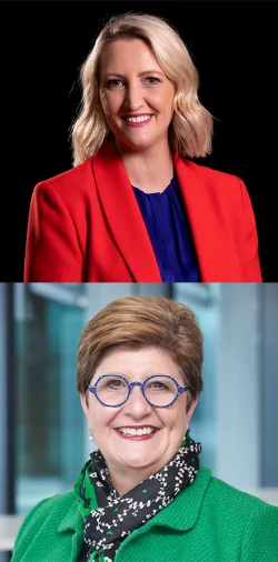 Catherine Ball and Maria MacNamara